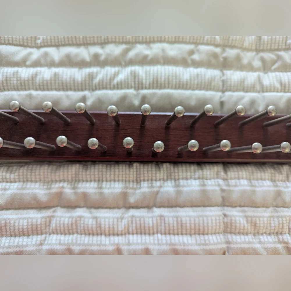 Elegant Brown and Silver Wall Hook Rack
